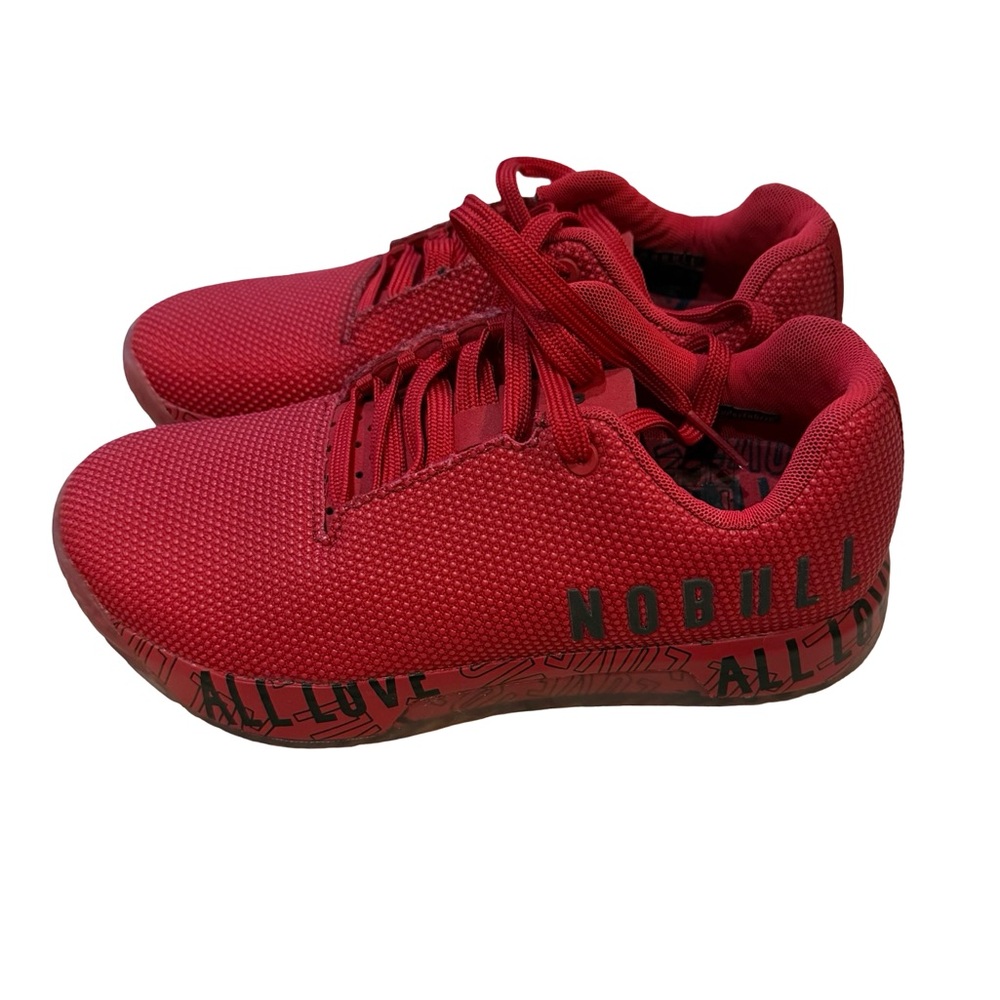 NOBULL Vibrant LOVE Red Athletic Shoes